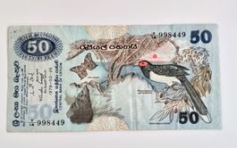 Banknoten Central Bank Ceylon von 1979 rel. selten