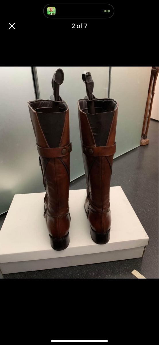 Scarpe da donna: Leder Stiefel von Globus. Leather boots Gr. 41 – Usato da Duggingen venduto da AlexFlomi 1
