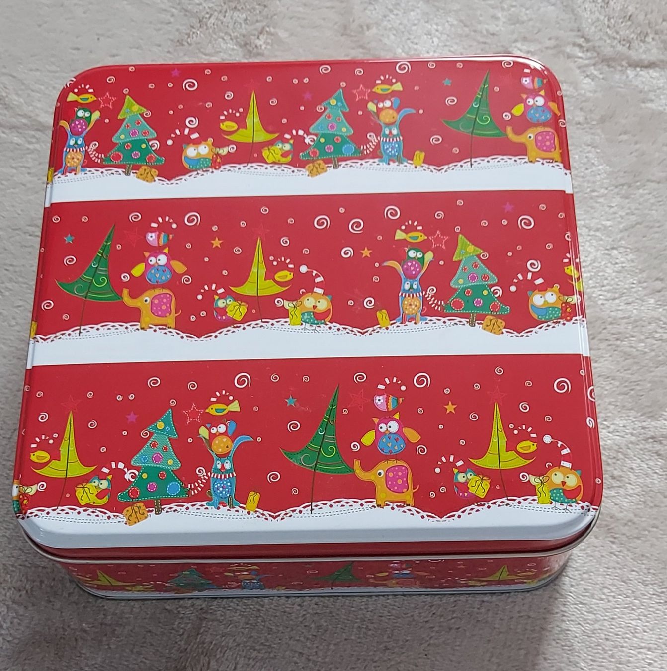 Tutte le decorazioni: Weihnachtliche Güetzli Blechdose unbenutzt – Nuovo (secondo la descrizione) da Läufelfingen venduto da Rubine