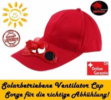 🌞 Solar Ventilator Cap Mini Lüfter Mütze Sommer Outdoor