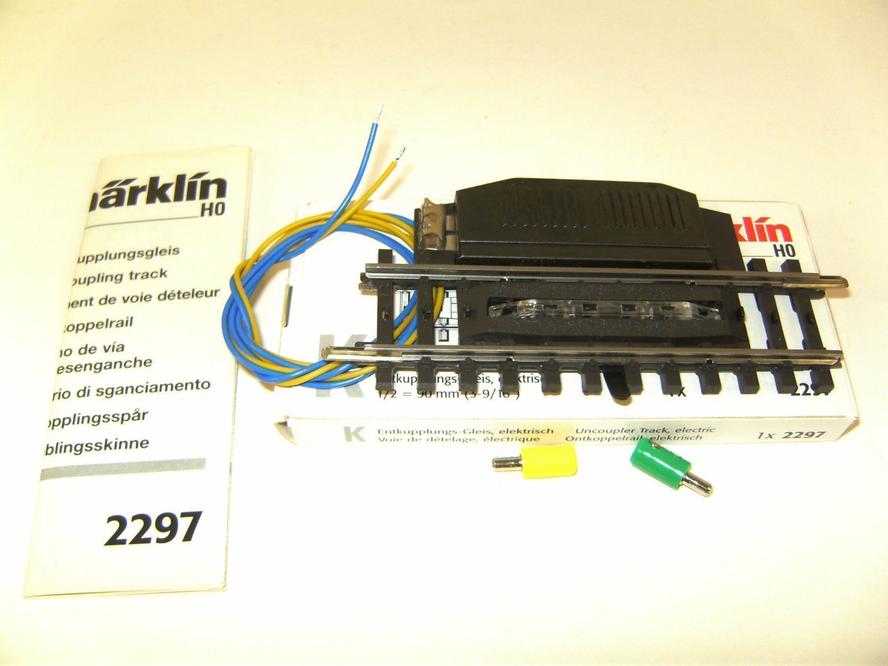Märklin Modelleisenbahnen: Märklin H0 2297 Entkupplungsgleis gerade – Neu (gemäss Beschreibung) aus Rodersdorf von Joerg11