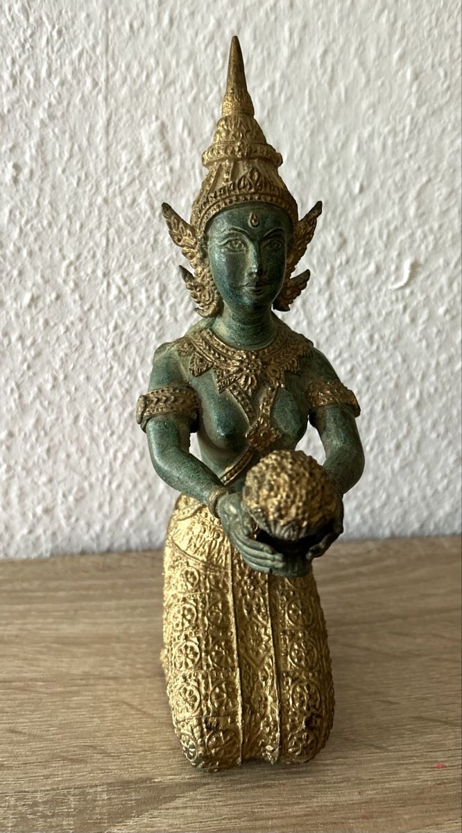 Skulpturen & Statuen: Tephanom Paar aus vergoldeter Bronze – Neu (gemäss Beschreibung) aus Luzern von Bolle2012 2