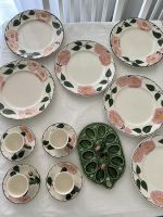 Geschirr Set Villeroy & Boch Wildrose und Eierplatte
