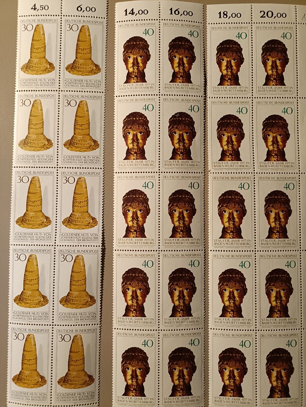 Tutti i francobolli: 5 KLEINBOGEN BRIEFMARKEN DEUTSCHLAND – Nuovo (secondo la descrizione) da Sargans venduto da Polifemo58 1