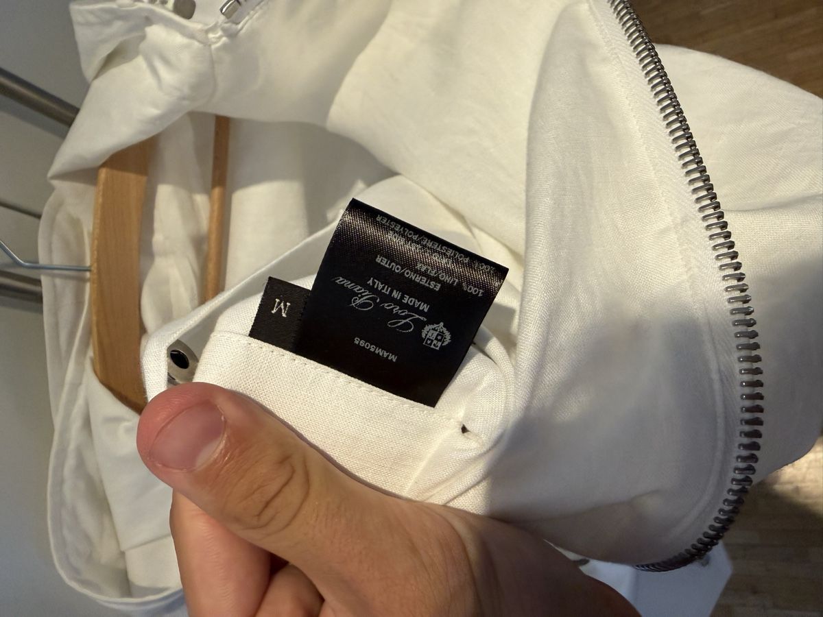 Loro Piana Giacche: Loro Piana Linen White Jacket 2026 – Nuovo (secondo la descrizione) da Genève venduto da SG_73 1
