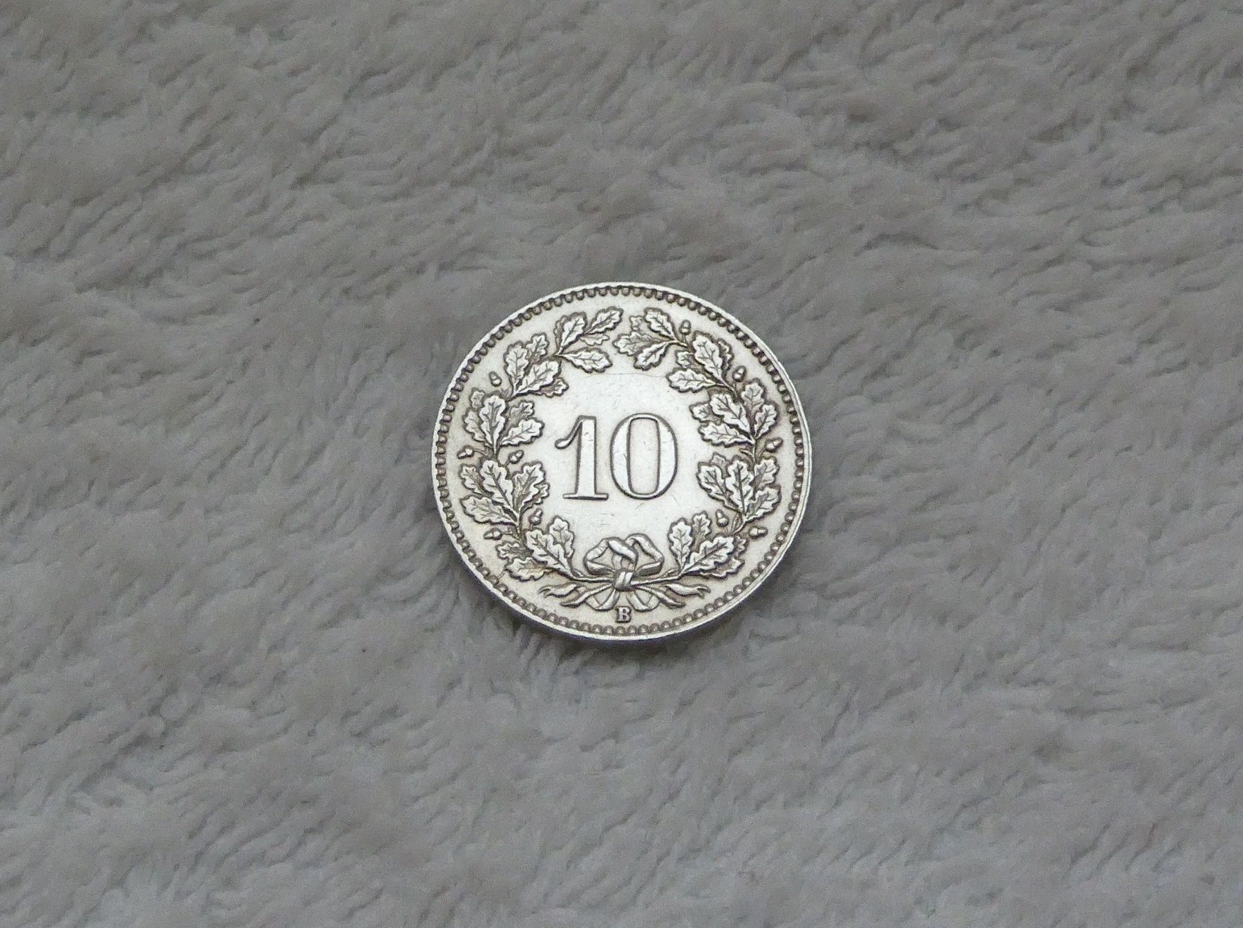 Tutti le monete: 10 centimes/rappen 1924 abart – Usato da Nyon venduto da Ilmi09 1
