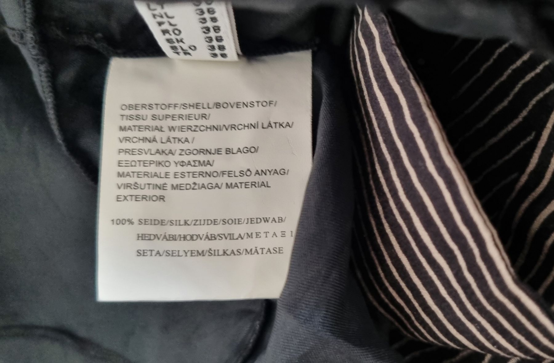Vestiti: Wunderschönes Seidenkleid weiss/schwarz Gr. 36 – Usato da Champlan venduto da acr_kkd5 6