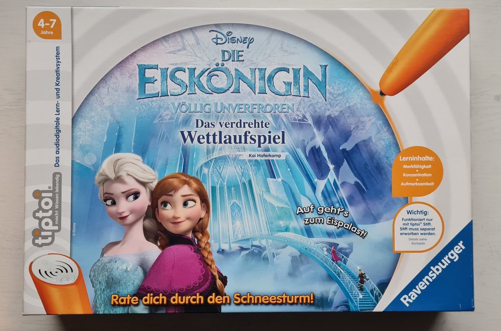 TipToi Eiskönigin Das verdrehte Wettlaufspiel Spiel Anna & Elsa in