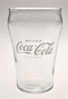 Coca Cola BUVEZ kleines altes 2 dl Glas