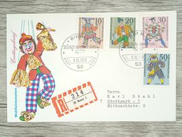 TR100 Enveloppe + Timbre Allemagne 1970