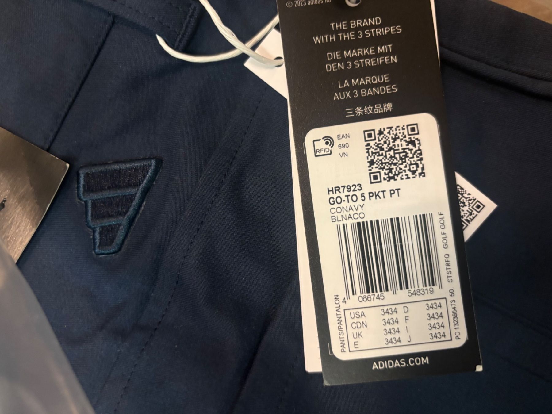 Adidas Hosen: 34/34_adidas golf_NEU_LP 80 sfr – Neu und originalverpackt aus Versegeres von kista 1