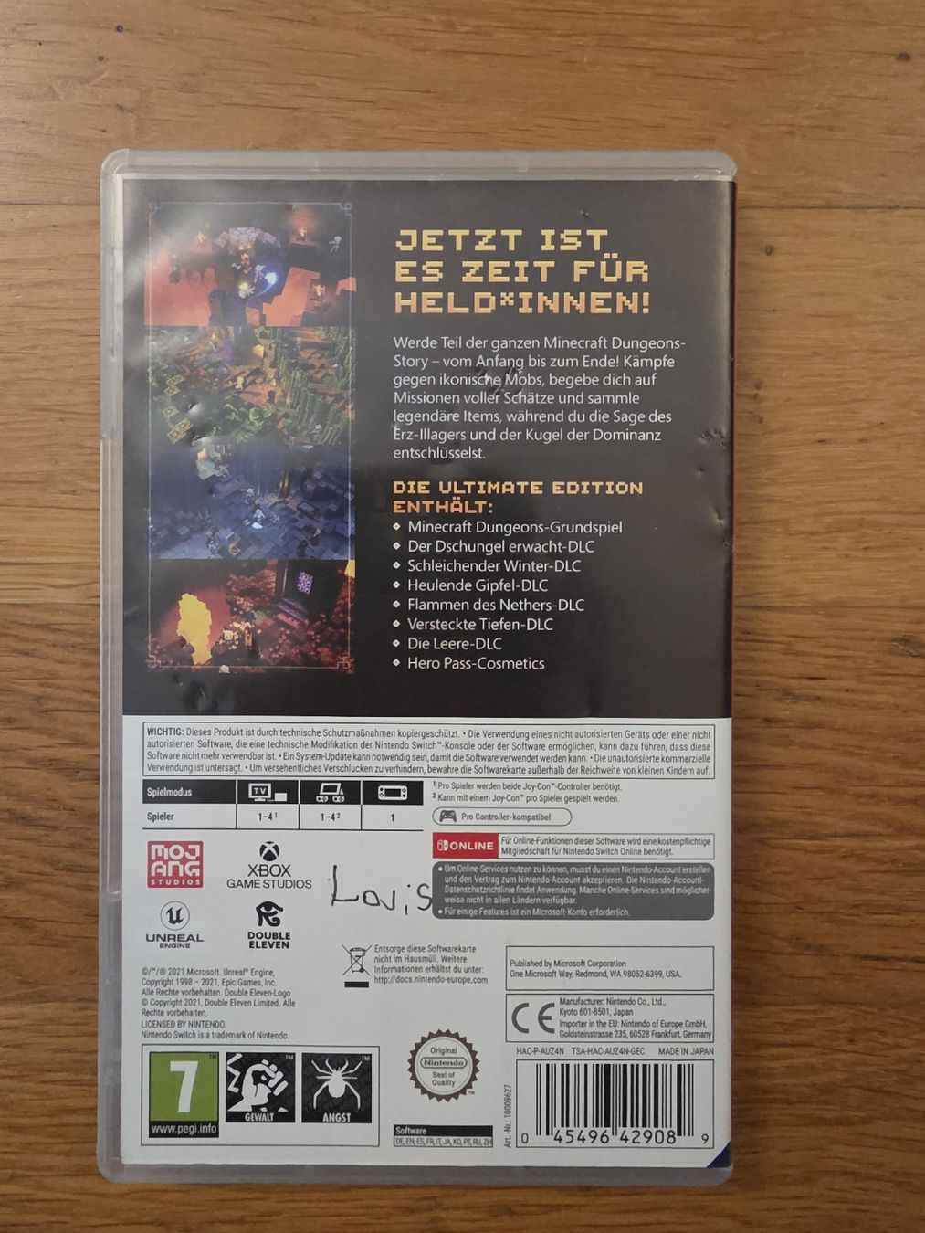 Nintendo Spiele: Minecraft Dungeons - Nintendo Switch – Gebraucht aus Zürich von jabo22 1