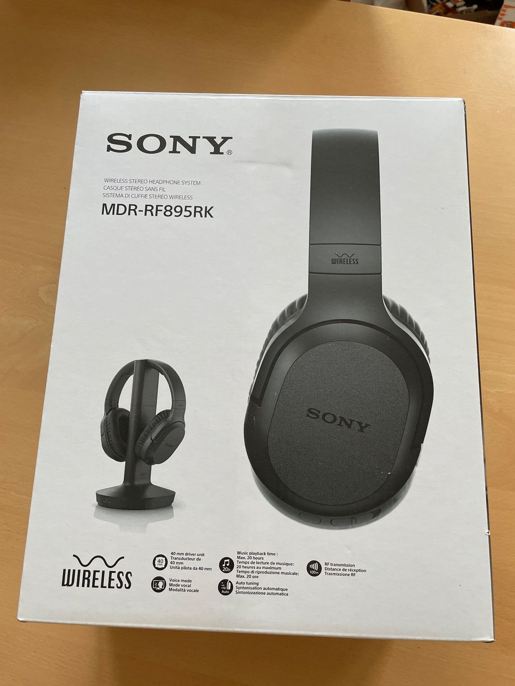 Sony Cuffie: Kopfhörer WIRELESS MDR-RF895RK – Usato da Speicher venduto da boaserra