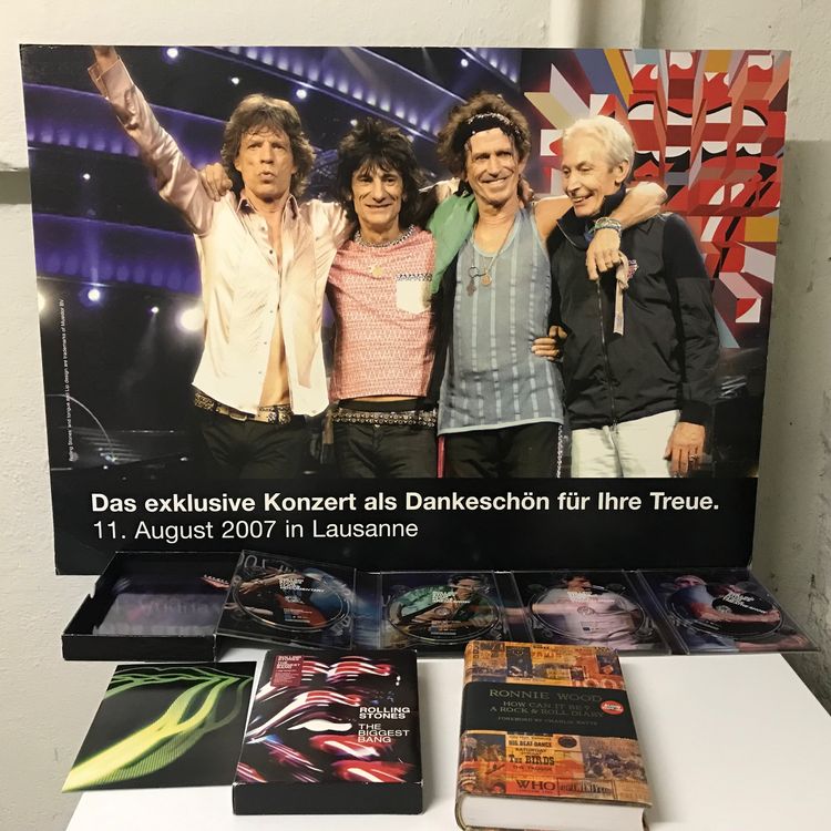 Rolling Stones DVDs A BiggerBang + FourFlicks + Plakat/Buch | Kaufen ...