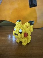 Pikachu Nano Block, Nuovo, Giallo 🟡, Perfetto Regalo!