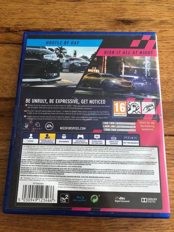 Sony PS4 Slim 1TB new, unused + NFS Heat + COD MF III 6