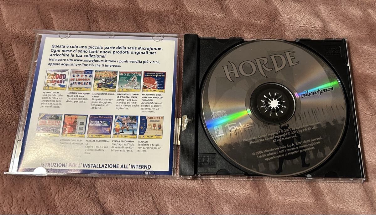 Giochi: HORDE PC CD-ROM VINTAGE RETRO GAME – Usato da Langnau Am Albis venduto da raf_hrh2 1