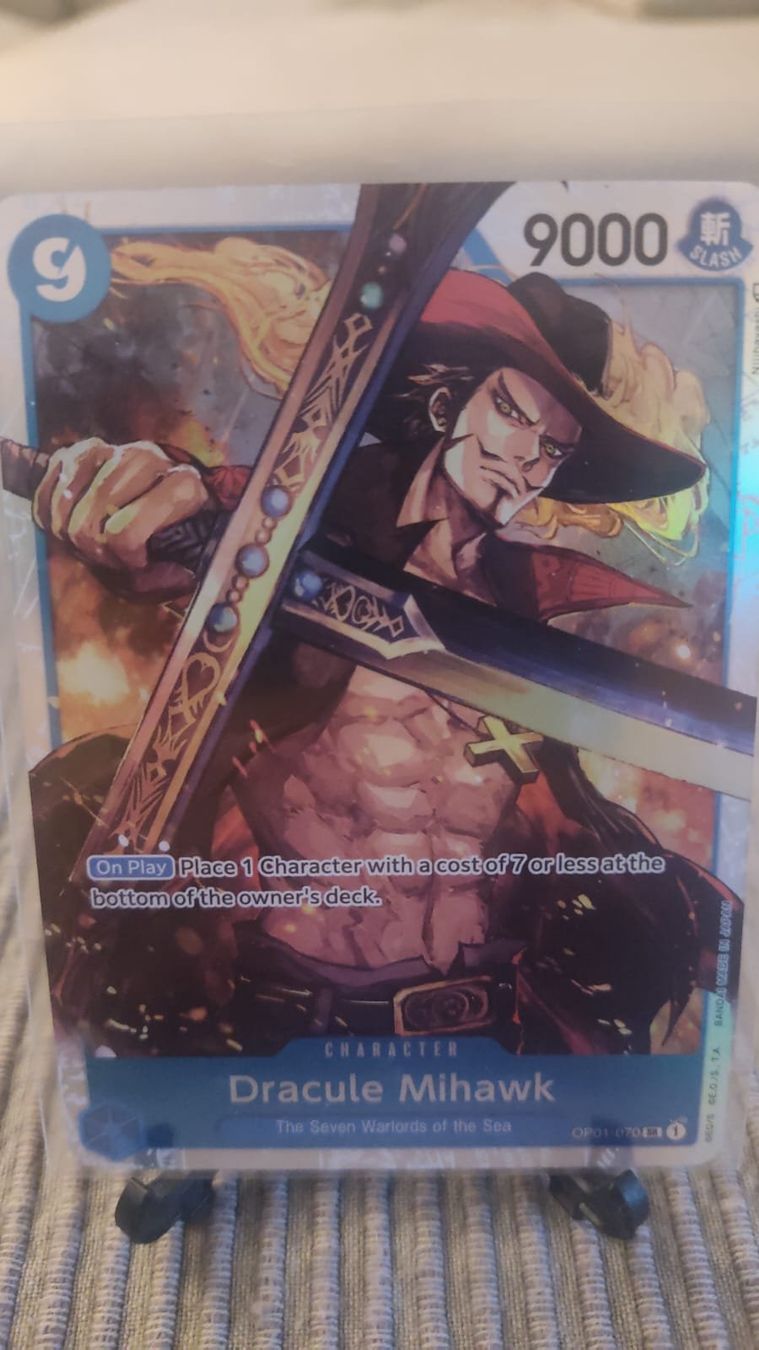 Bandai Cartes à collectionner: One Piece OP01-070 Mihawk PRE-ERRATA – Neuf (Voir description) à Lausanne par Abstral1