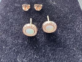 Thomas Sabo Ohrstecker 750er Roségold-Vergoldung