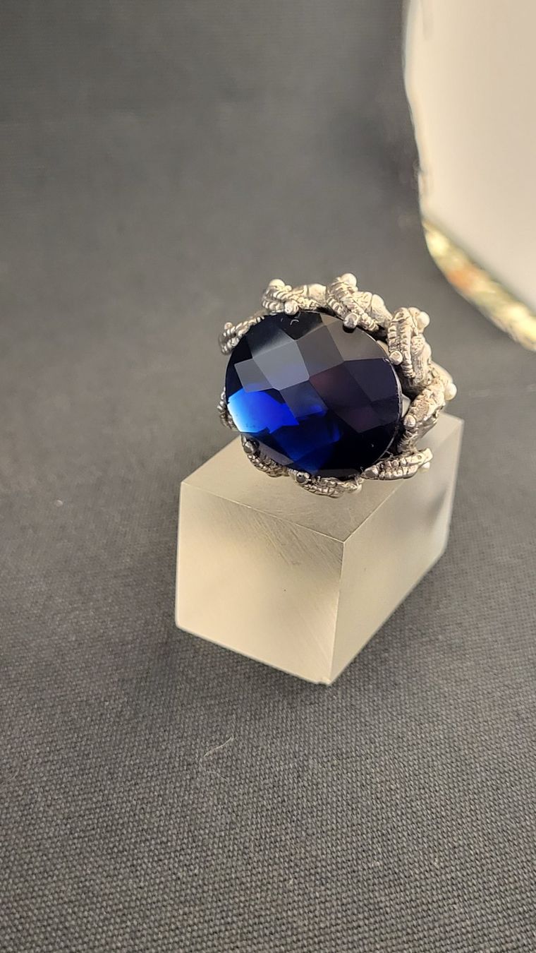 Ringe: Mega Designerring mit Steinböcken – Gebraucht aus Basel von spinne02 6