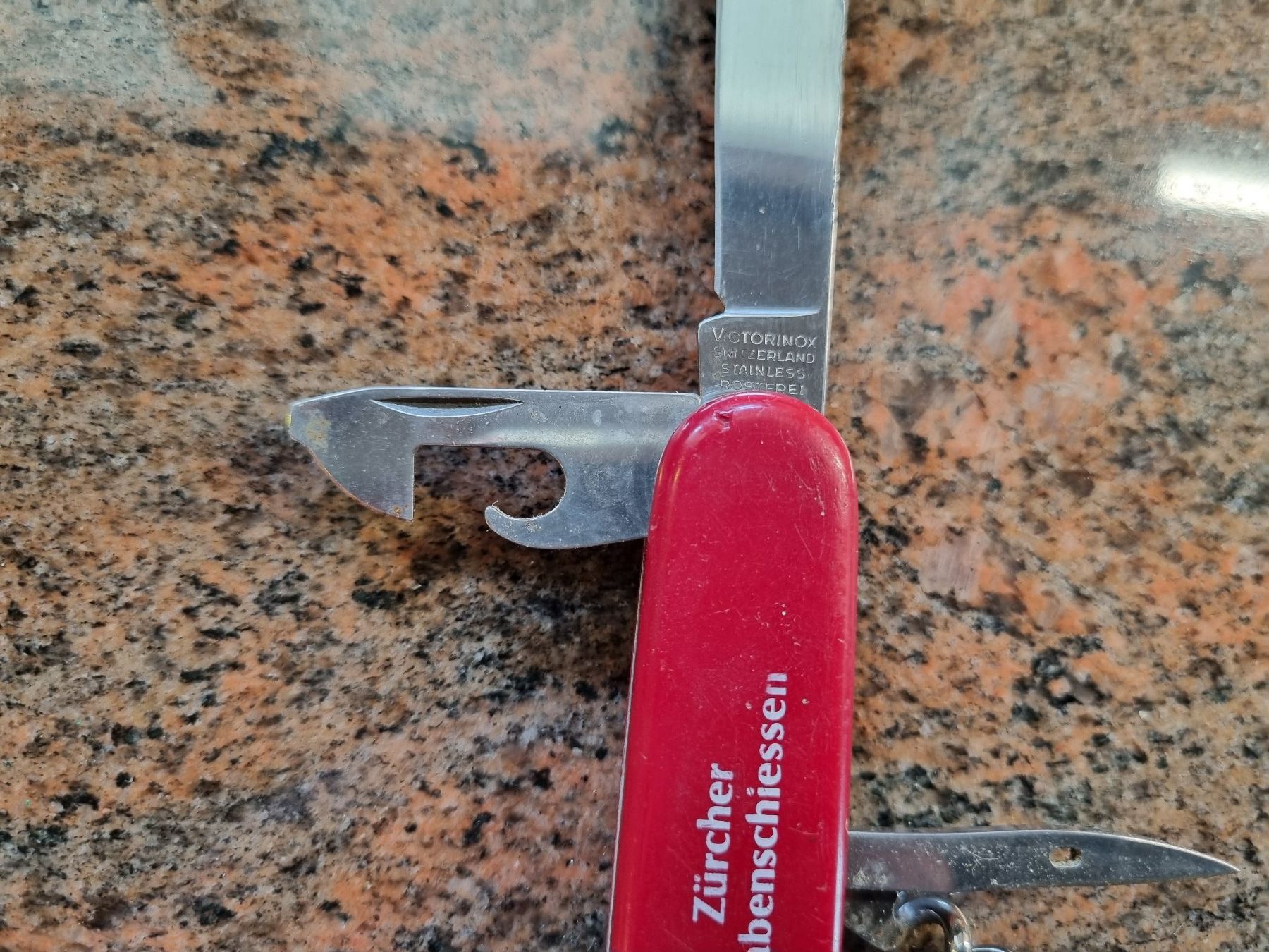 Victorinox Taschenmesser: Victorinox Sackmesser Rot, Zürcher Knabenschiessen – Gebraucht aus Trachslau von post35 3