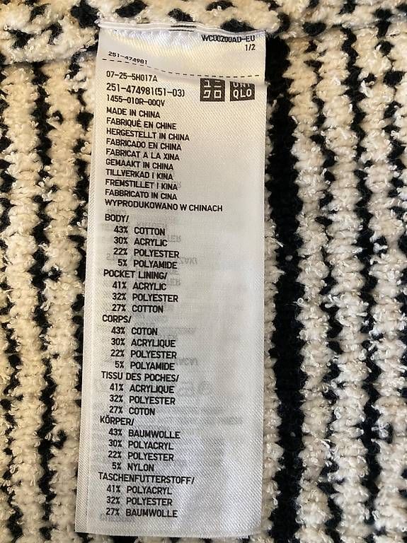 Uniqlo Giacche: elegante Uniqlo Jacke, Grösse L – Usato da Mörschwil venduto da een_9yyh 2