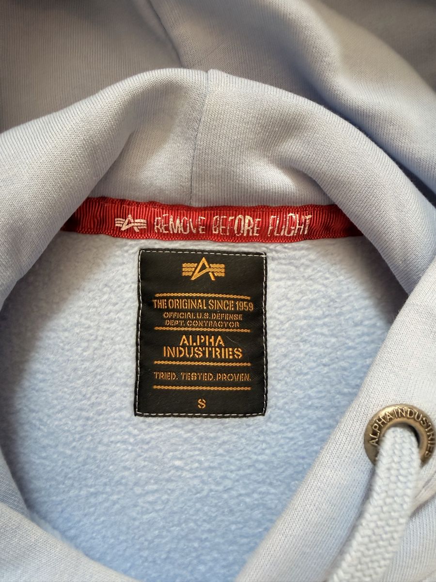 Alpha Industries Pullover & Sweatshirts: Alpha Industries Hoodie Hellblau – Neu (gemäss Beschreibung) aus Volketswil von ina_pa 2