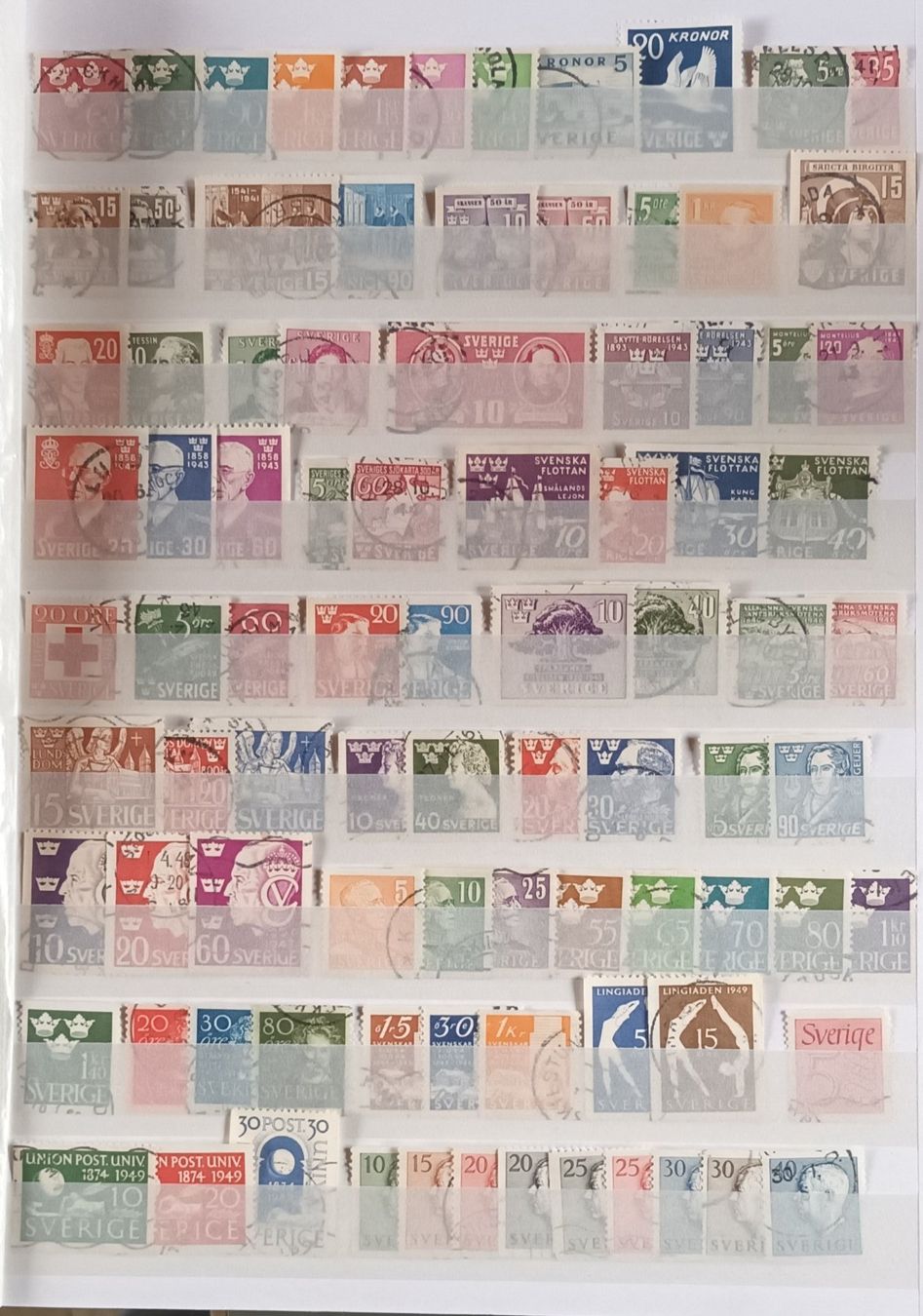 Alle Briefmarken: Suède – Gebraucht aus Martigny von Rosseline 2