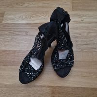 Highheels schwarz Gr. 39 Glitzersteine Catwalk