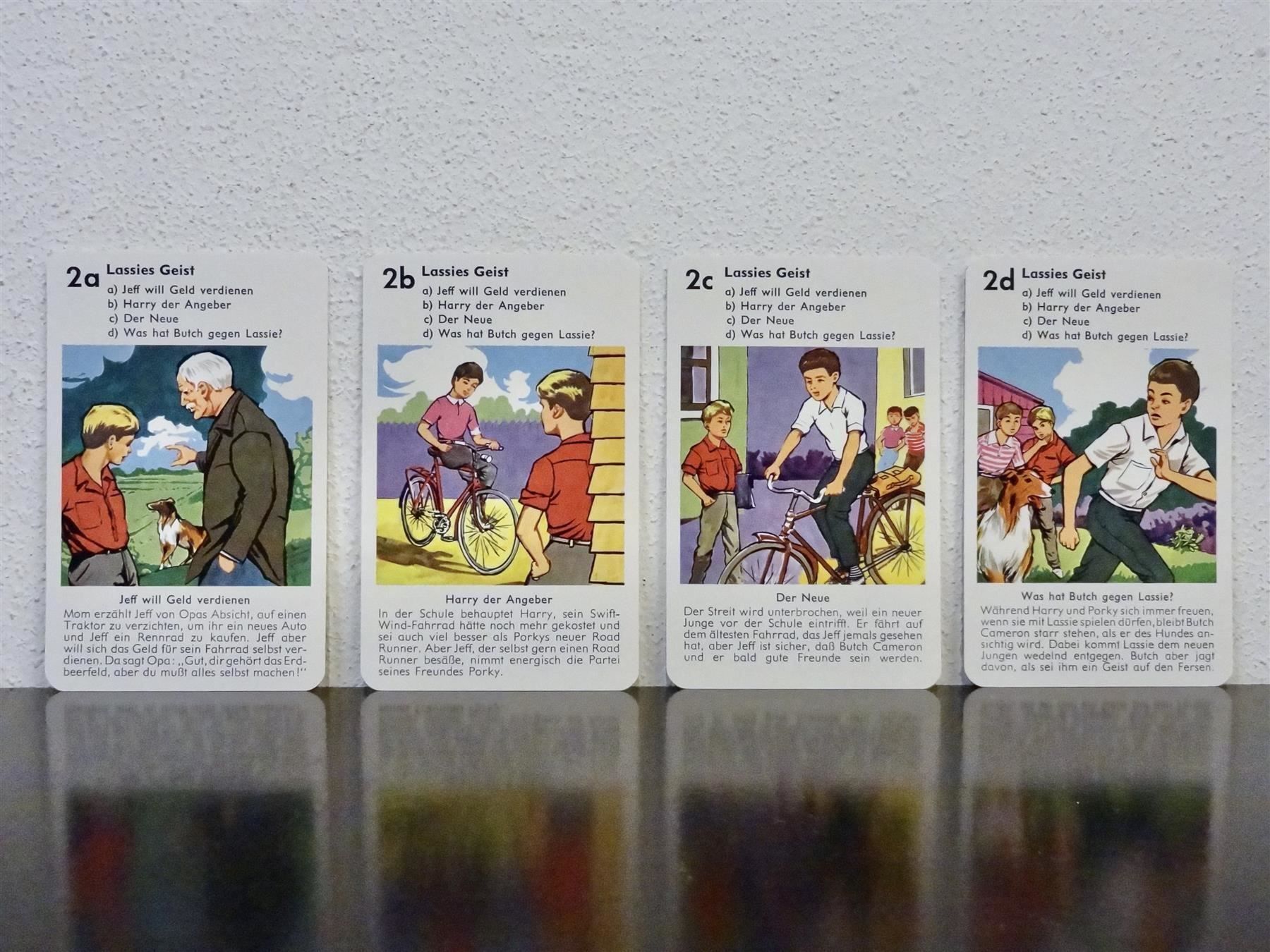 Giochi: schönes altes Quartett LASSIE – Usato da Kerzers venduto da wisaundso 4