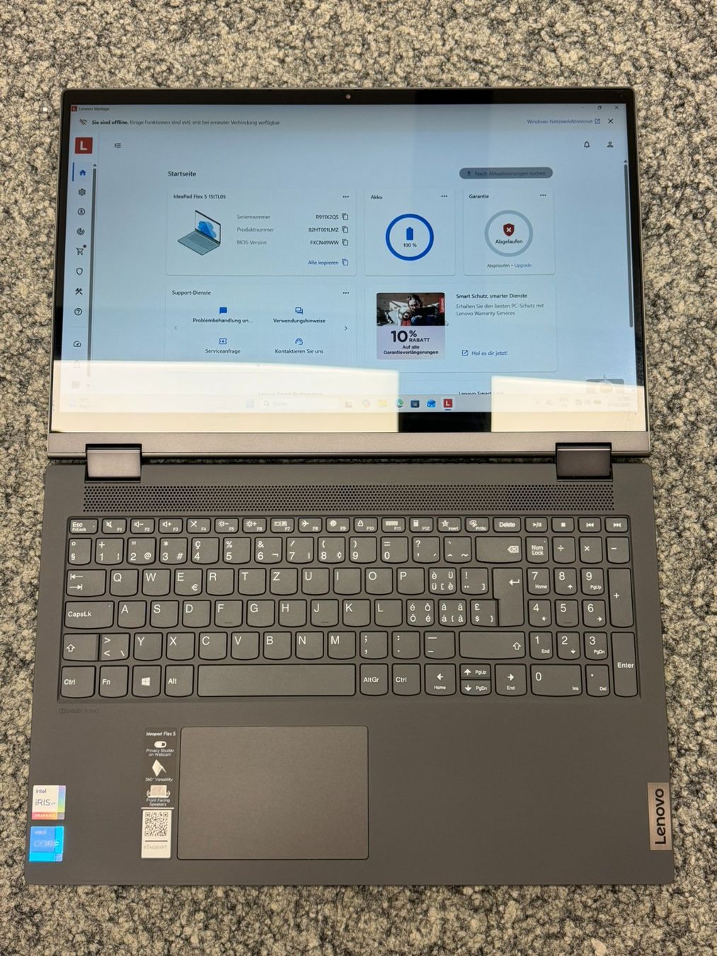 Lenovo Notebooks: Lenovo ideapod Flex5 Tuchscreen – Gebraucht aus Spiez von eag01