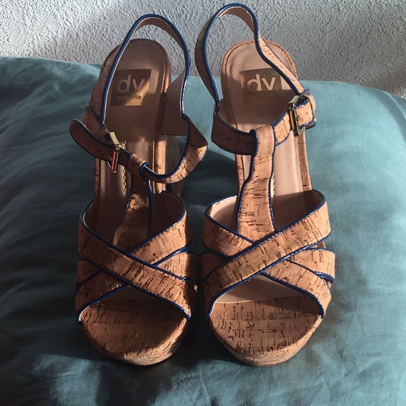 Scarpe da donna: Sandales en liège – Usato da Genève venduto da ct_fqr8 1