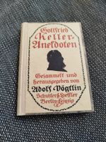 Gottfried Keller - Anekdoten, alte Ausgabe für Sammler