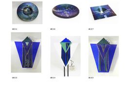art&glass_E&E Plank_1x Stehlampe_2x Wandlampen_3xGlasschalen