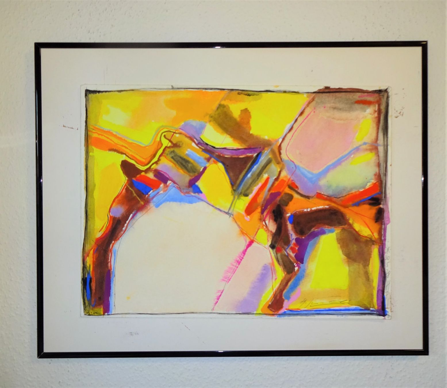 Gemälde: Original Gouache Gemälde – Gebraucht aus Zürich von kunstkreis
