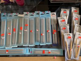 68 Gemischtes Stricknadel Konvolut Rund gerade nadel stricke
