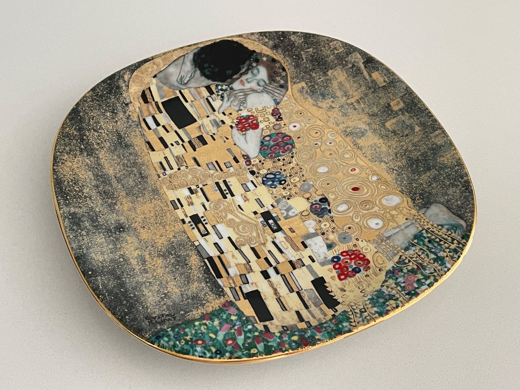 Alle Dekorationen: Gustav Klimt Kunstteller "Der Kuss " 1990 – Gebraucht aus Zürich von plumita 5