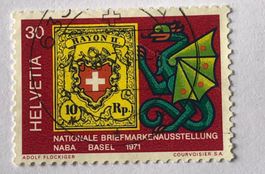 CH Briefmarken Gestempel  