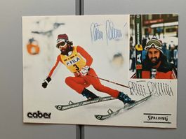 Autogramm Karte Skisport / Heini Hemmi Handsigniert !!
