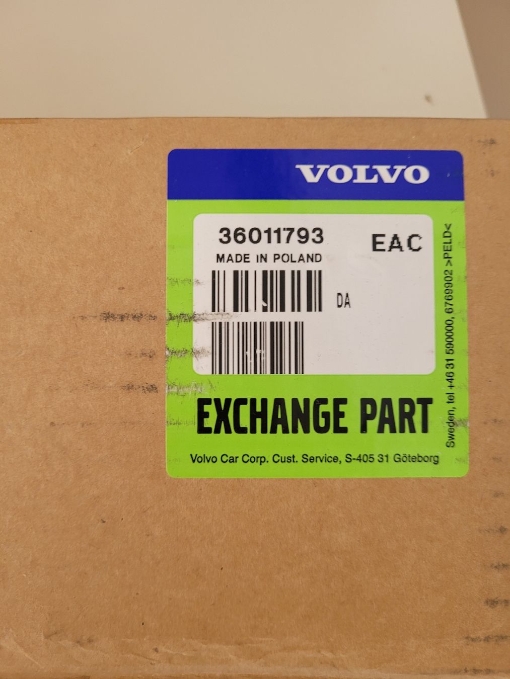Volvo Tutti pezzi di ricambio auto: Antriebswelle Volvo 36011793 – Nuovo e nell'imballaggio originale da Steffisburg venduto da Volvo_Cars_Thun 4