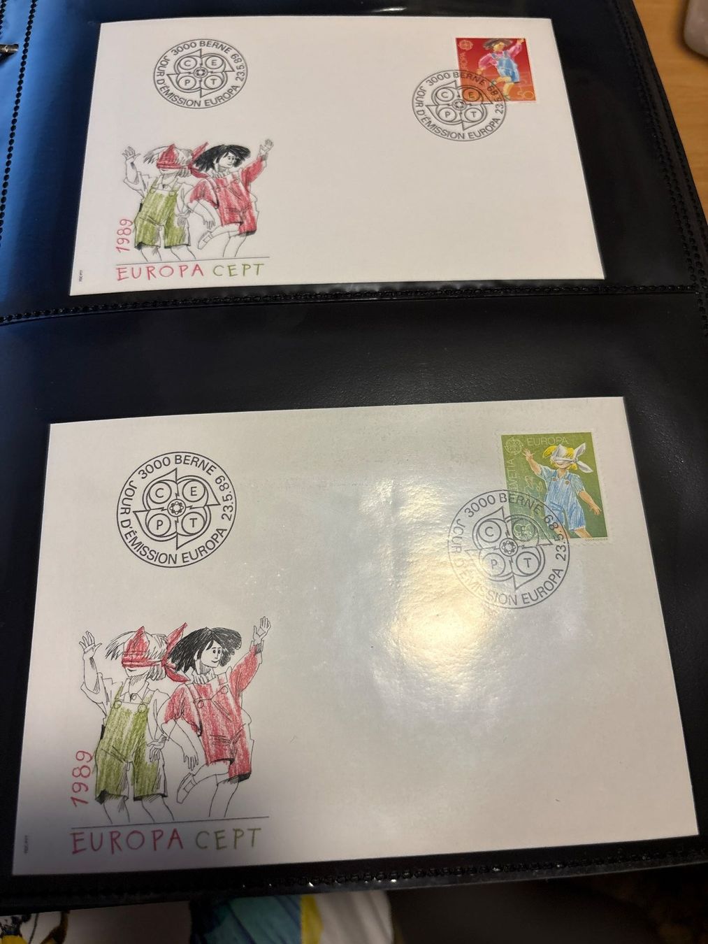 Tutti i francobolli: Suisse 1989 - Collection complète – Nuovo e nell'imballaggio originale da Palézieux venduto da Minou-Marc-Nico_Mimi 2