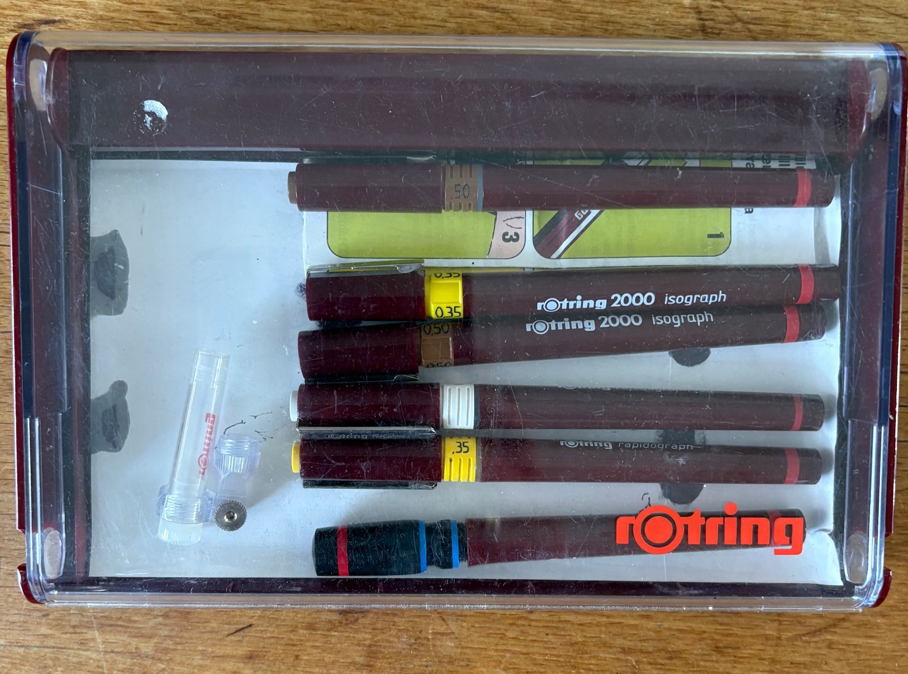 Rotring Penna & Evidenziatori: Rotring Isograph Tuschefüller Set gebraucht mit Etui – Usato da Münsingen venduto da Rehtre 2