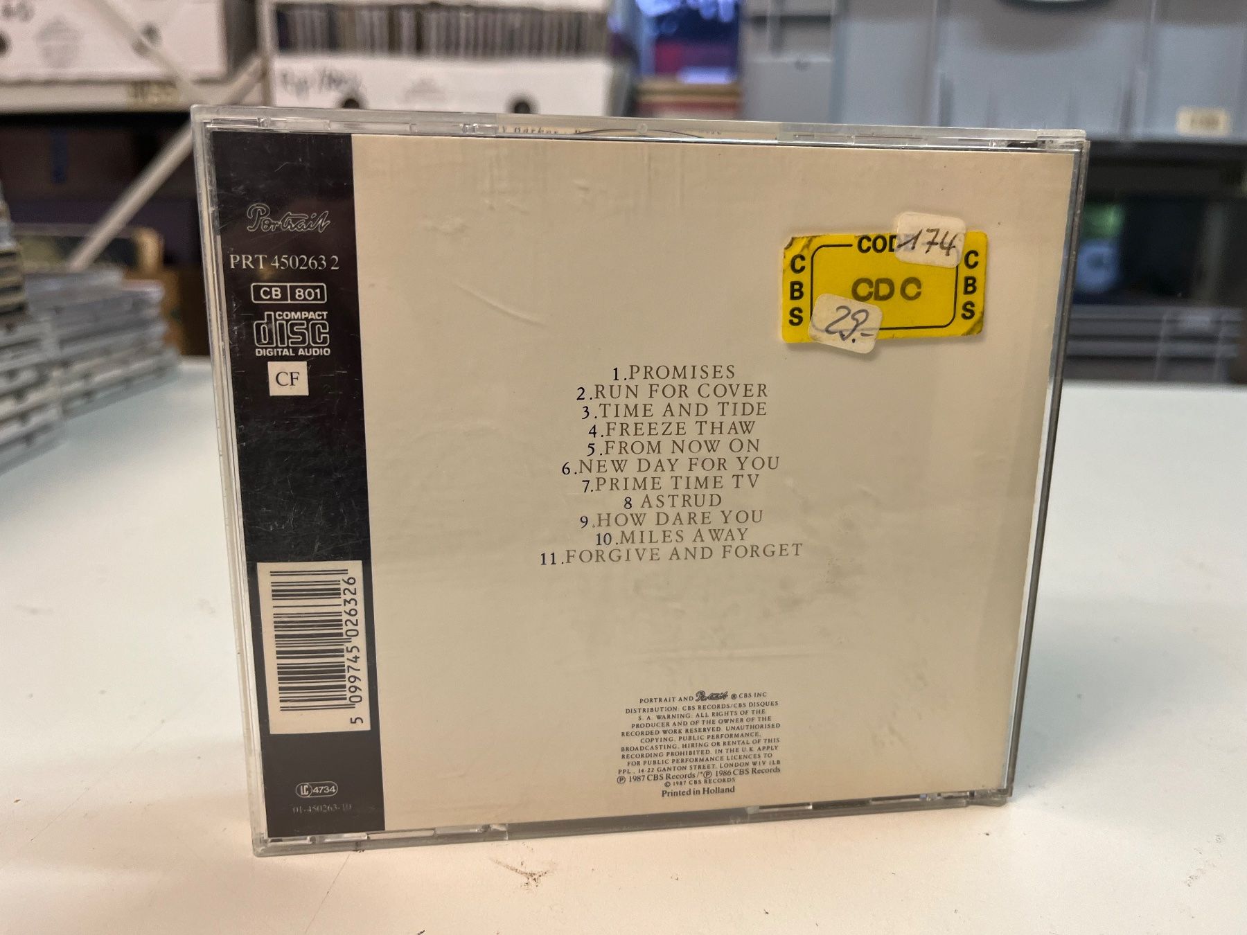 CDs: Basia - Time And Tide (Portrait) - SRA03B – Gebraucht aus Küsnacht ZH von musicalheritage.org 1