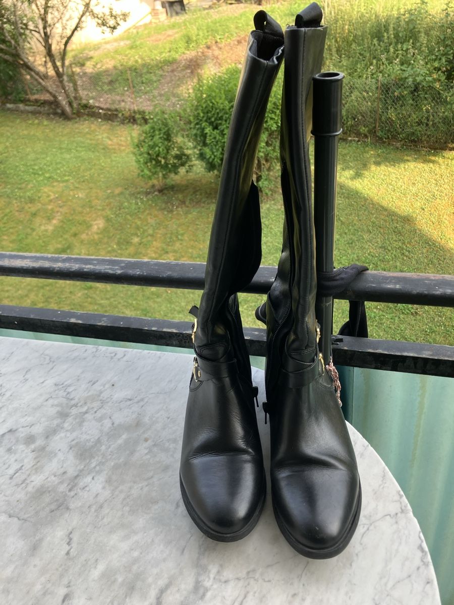 Scarpe da donna: Bottes en cuir haute – Usato da Vallorbe venduto da jckolly01 1