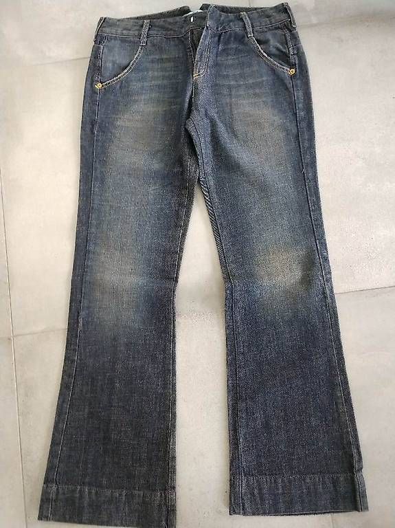 Roxy Jeans: Jean brut délavé Roxy flare taille 30 - Neuf – Neu (gemäss Beschreibung) aus Genève von Brachiopode 6