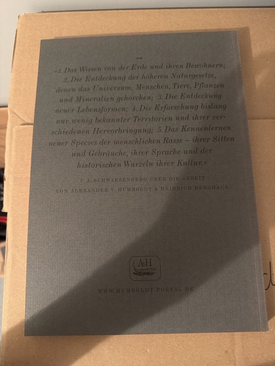 Libri: Alexander von Humboldt: Kosmos – Usato da Zürich venduto da flo_b688 5