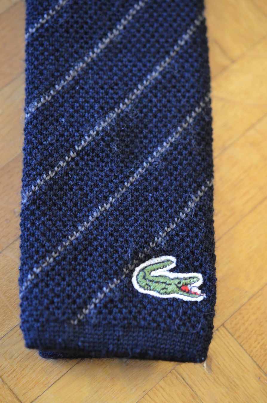 Lacoste Cravatte: Cravate Lacoste 100% laine – Usato da La Croix (Lutry) venduto da OMEGA07 1