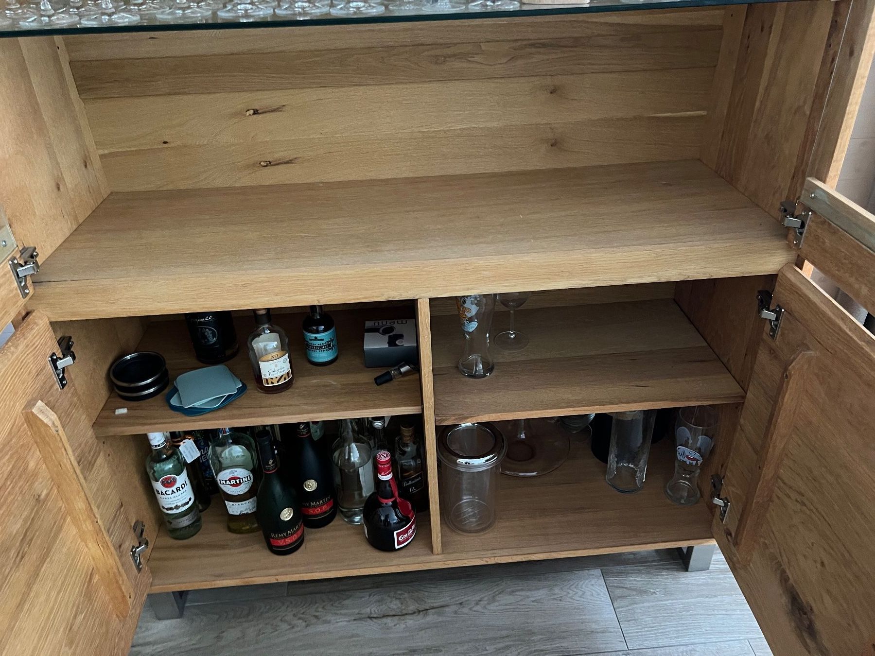Vetrine: Siedeboard / Vitrine, Massivholz Eiche – Usato da Merzligen venduto da Paxi01 5