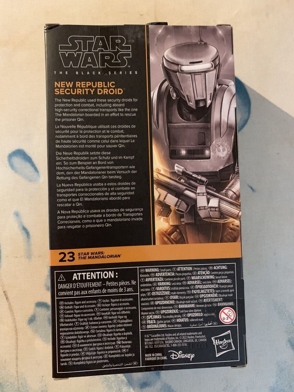 Star Wars Giocattoli: Star Wars Black Series #23 - New Republic Security Droid – Usato da Gimel venduto da marchaux2006 1