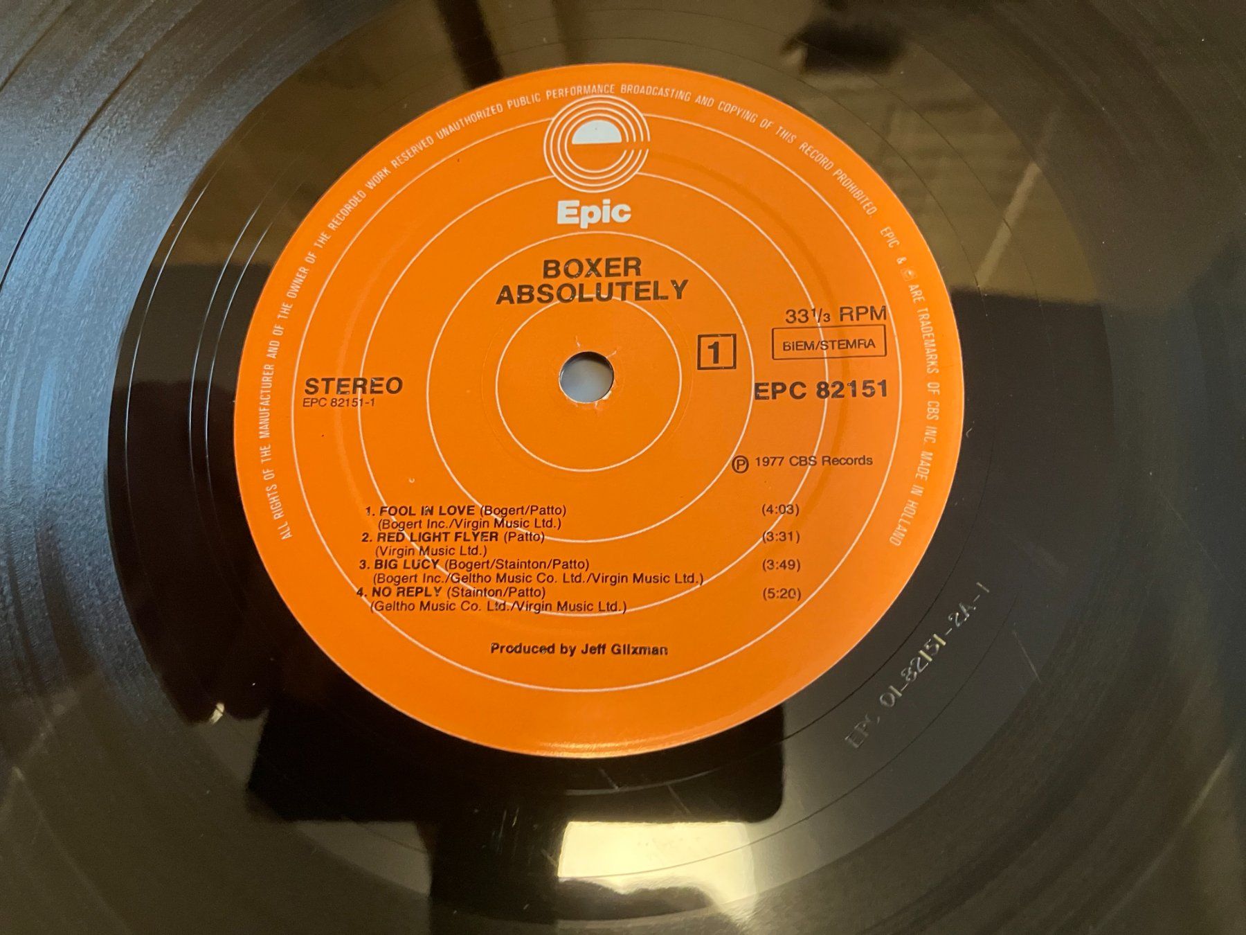 Schallplatten: Boxer – Gebraucht aus Aarwangen von Jukebox3 5